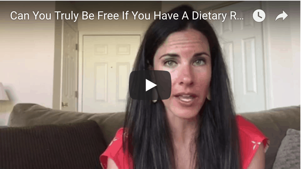 food freedom with a dietary restriction