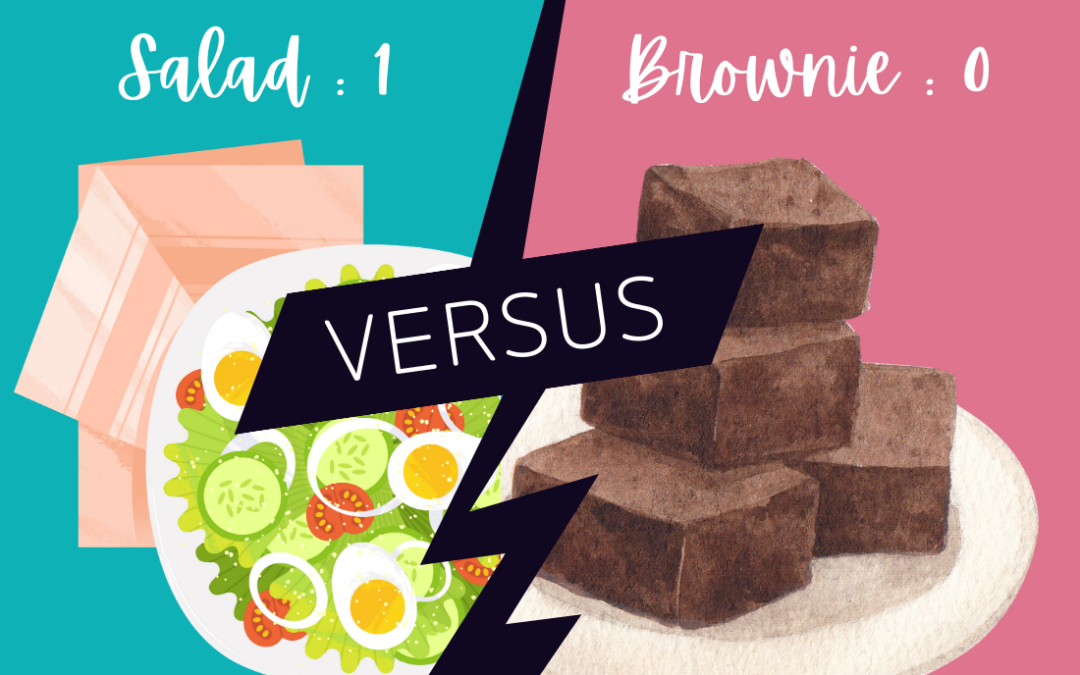 The Salad vs The Brownie: How Do You Make Healthy Food Choices?