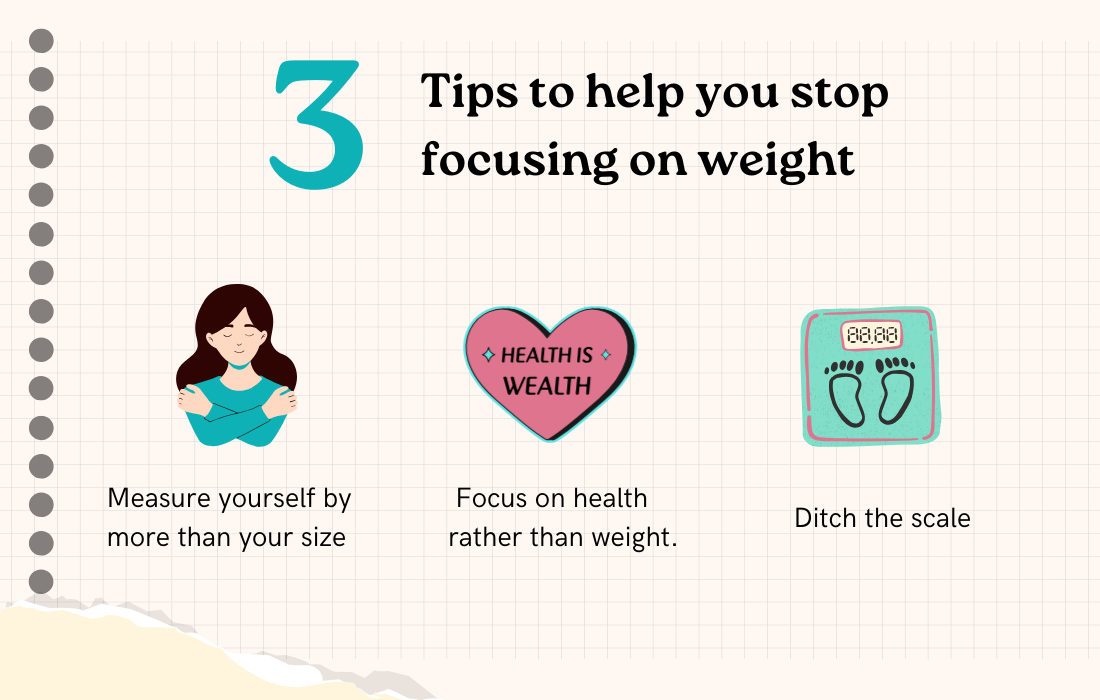 how to stop obsessing over food and weight