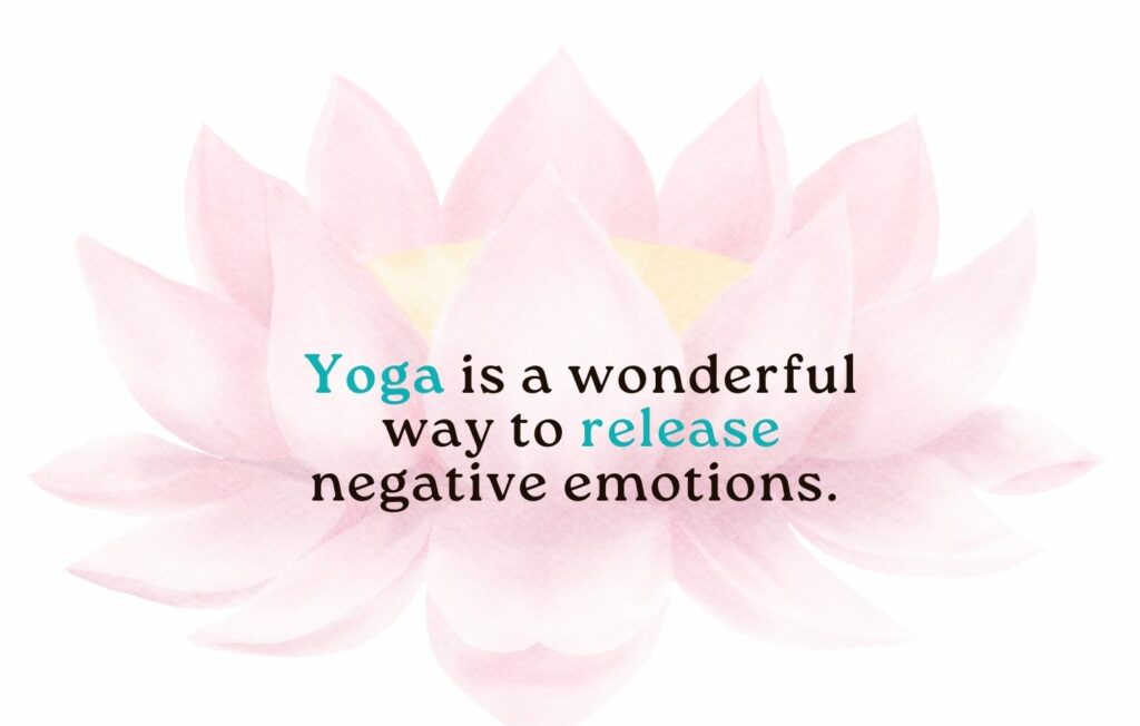 yoga helps with emotional eating because you can release negative emotions
