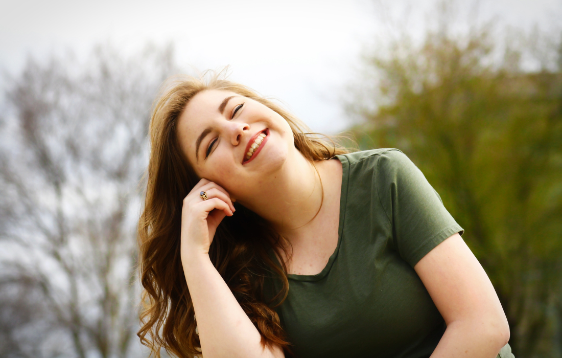 woman thinking about her health