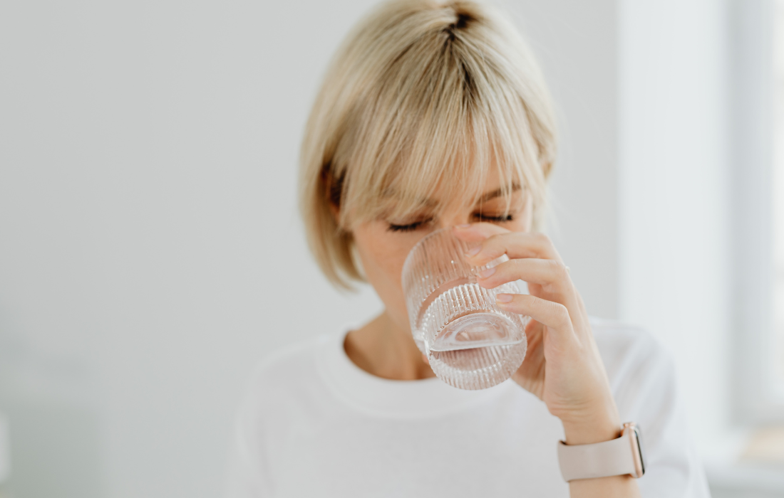 Something as simple as not drinking water can cause people to misinterpret hunger signals and lead to eating when not hungry. 