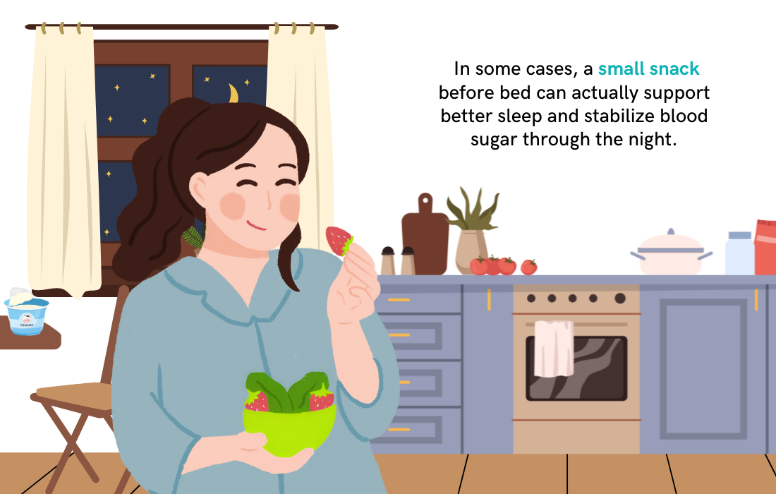 When Eating Before Bed Might Be Helpful